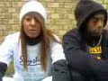 shystie freestyle on video shoot at 'spun in a web remix'