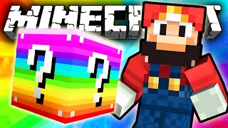 Minecraft: RAINBOW Lucky Block MARIO CHALLENGE!