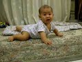 Adam Yoong Hanifah crawling before 5 months old