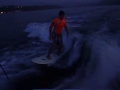 primera prueba de wakesurf sin tiro