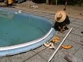 Do It Yourself Fiberglass Swimming Pool Deck (part 1 of 6)