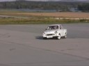 Rennpappe in Action :) - Hier sieht man mal wie so eine Trabi abgehen kann! Das besondere an diesem Tuningprojekt ist, dass das Herz aus einem Wartburg stammt....