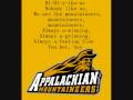 Appalachian State Mountaineers Fight Song