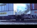 Fort Morgan CO. Two Very Long Trains Passing