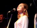 the diplomettes performing at the vaudeville mews, des moines, ia to a rowdy home crowd.  abbie on lead vocals !
