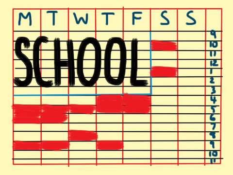 how to draw up a study timetable