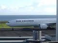 Air France 777-300ER landing at Gillot Airport Air France 777-300ER landing at Gillot Airport
