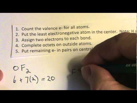 how to draw of2 lewis structure