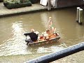 Funny Little Boat in the Canal of Utrecht