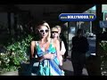 Kathy and Paris Hilton Shopping At Beverly Glen Plaza.