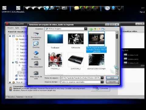 menus - Colocando fundo em todos os menus disponíveis no ConvertXtoDVD 4.