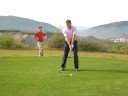 Golpe primer plano GOLF Sergio García Margas Golf