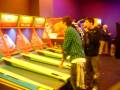 David Lei Brandt Playing Skee ball