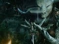 Pan's Labyrinth takes place in Spain, in May and June, 1944, five years after the Spanish Civil War, during the early Franquist period. The narrative of the film interweaves this real world with a fantasy world centred around an overgrown abandoned labyrinth and a mysterious faun creature, with which the main character Ofelia interacts. Ofelia's stepfather, the Falangist Captain Vidal, hunts the Spanish Maquis, anarchists who fight against the Fascist reign in the region, while Ofelia's pregnant mother grows increasingly ill. Ofelia meets several strange and magical creatures who become central to her story, leading her through the trials of the old labyrinth garden. The film employs make-up, animatronics and CGI effects to create its creatures. Source: Wikipedia The music is by Javier Navarrete and this is the last track of the album. Javier Navarrete's most famous score, for which he got his Academy Award nomination, was for Pan's Labyrinth.