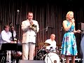 peter asplund and margareta bengtsson with trio plays blousette at liseberg 1/8 2008.