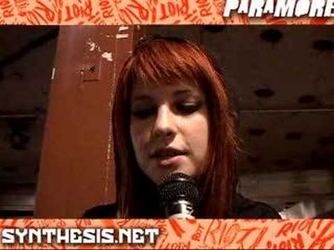 with Hayley Williams (From hayley williams paramore riot. with Hayley Williams (From