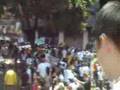 Chavistas intentando amedrentar a los estudiantes