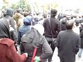 Check this video out -- Basij with a no arm flag - Tehran University 16 Azar protest Part 54 - . http://bit.ly/4wNjkF
