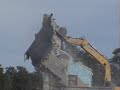 The complete demolition of Beall High School.