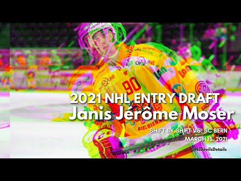 2021 NHL Draft | Janis Jérôme Moser (#90) Shift by Shift vs. SC Bern, March 15, 2021