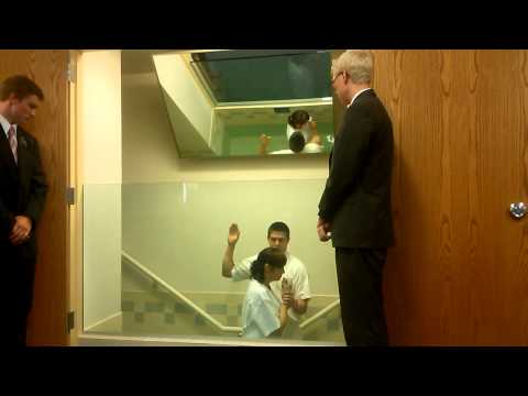 how to perform lds baptism