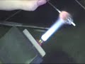 This video was done because of a request from my Facebook friend, Cansu - - I hope you enjoy! Glass Used in this video - - all soft, 104 COE glass The encased rainbow stringers were made with the following transparent colors over Effetre White - - CiM Sangre (red), CiM Clockwork (orange, Effetre Electric yellow, CiM Oz (green), Effetre Cobalt Blue and Effetre Dark Violet. The base bead was Effetre Medium Gray. I felt rushed when doing the voice over for this video (probably because of the sped-up parts) and I know I made more than one mistake while speaking. One that stuck out to me was when I was wrapping the orange stringer around the bead. I said to push down and taper the bead - - and I should of said stringer, not bead. Really, you push a little and pull quicker to get a nice taper at the ends of each color being put down (but there wasn't room for all those words) - - duh!