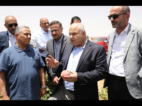 البكار يطلع على مشروع شركة الضمان للاستثمار والصناعات الزراعية في منطقة المدورة - التلفزيون الأردني