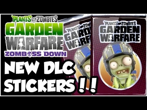 Plants vs. Zombies Garden Warfare - DLC STICKERS!! NEW CHARACTERS!! (Xbox One HD)