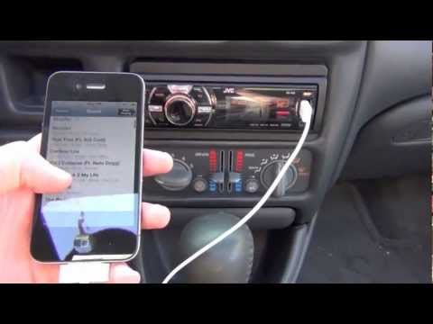 how to play an ipod through a car cd player
