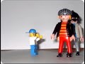 PeteAndRob.com: Pete & Rob versus Legoman (Playmobil stop-motion)