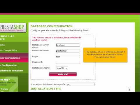how to create a website using prestashop