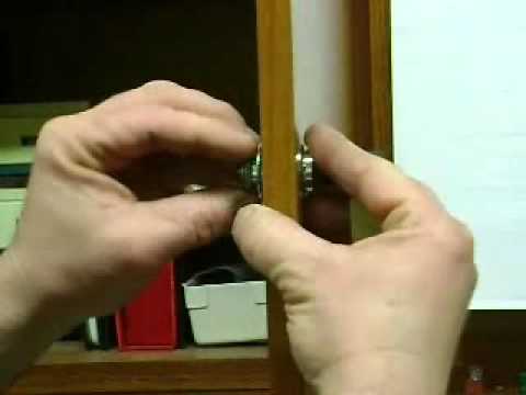 how to put a lock on a door