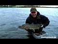Huge trout and pikefishing from pontoon boat in Sweeden Huge trout and pikefishing from pontoon boat in Sweeden