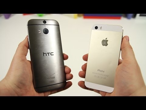 All New HTC One (M8) vs Apple iPhone 5s - Full Comparison
