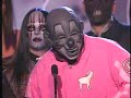 slipknot has played ozzfest several times, sold millions of albums, played to some of the biggest european festival crowds on record, but until last week they had never won a grammy. 


the group captured the award for best metal performance for the song 