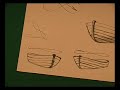 Drawing boats - at tegne b�de.