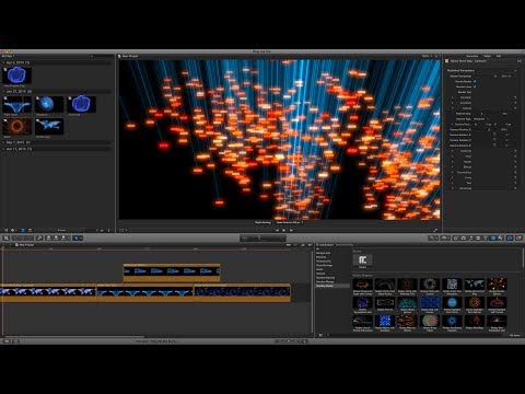 nodes - http://fxfactory.com/info/nodes2/ Combine text, graphics and images in stunning 3D animations.