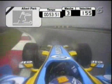 A lap in the rain at the Shanghai Circuit