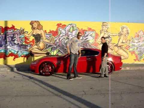 Daniel Cabrera's red Masarati...