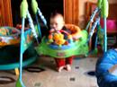 Ryan loves to jump at 6 months old