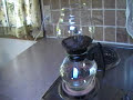 Vintage Cory Vacuum Coffee Pot Brewing Demo