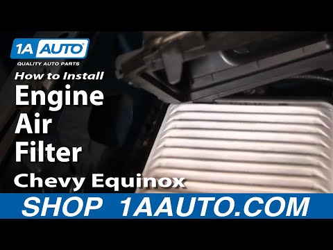 How To Install Replace Engine Air Filter Chevy Equinox 3.4L 05-09 1AAuto.com