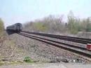 amtrak 48 and csx intermodal at hamburg ny