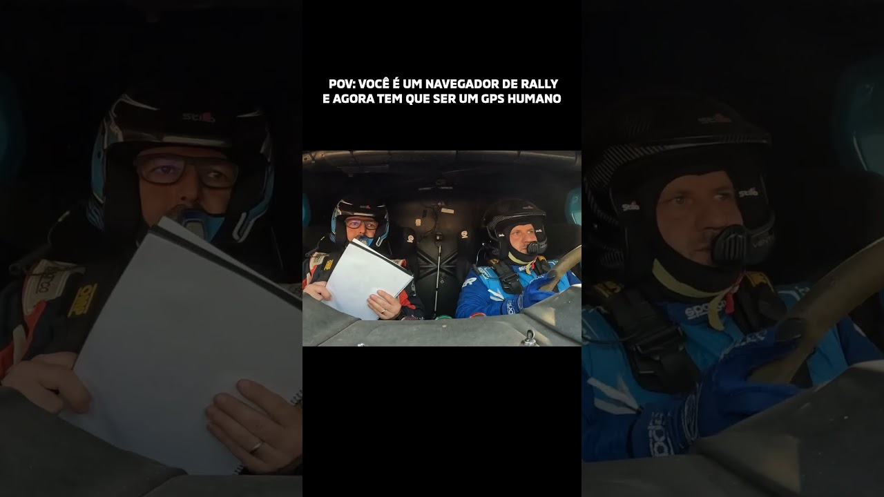 Navegador de rally: o GPS humano que não pode errar