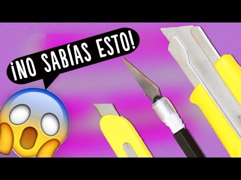 Tips para usar el cutter ¡con cuidado! - haz cortes exactos
