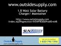 1 8 watt solar battery maintainer solar charger panel