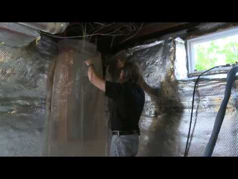 how to insulate floor trusses