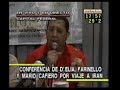 Conferencia D�el�a, Farinello, Cafiero al regreso de Iran 4