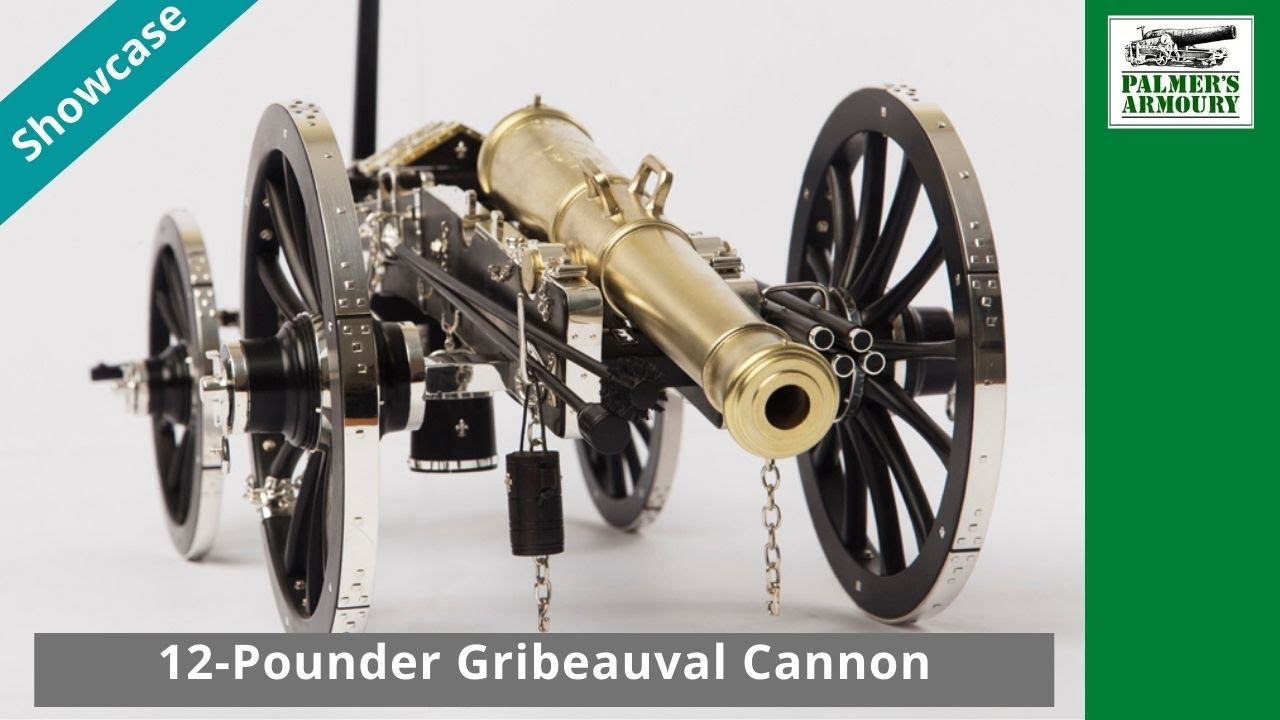12 Pounder scale model Gribeauval Cannon and Limber - Palmers Armoury