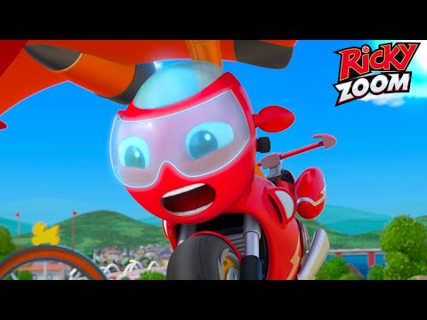 Flying Rescue | Full Episode | Ricky Zoom | Cartoons for Kids | Ultimate Rescue Motorbikes for Kids